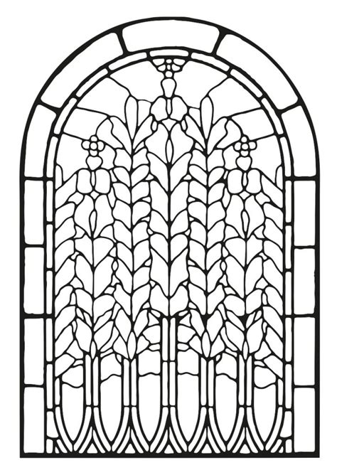 Stained Glass Coloring Pages For Adults Best Coloring Pages For Kids