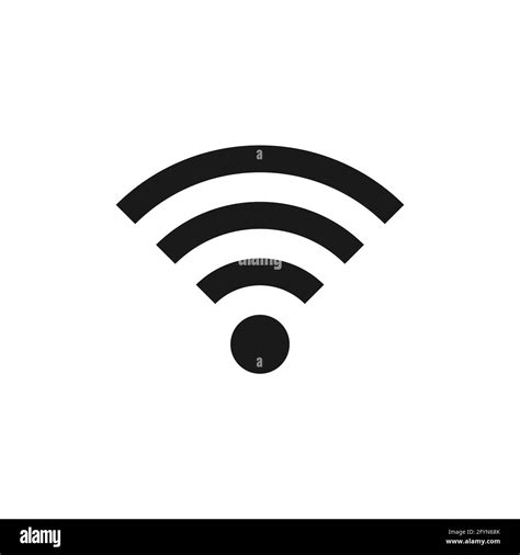 Wi Fi Icon Wireless Technology Symbol Wifi Pictogram Vector Isolated