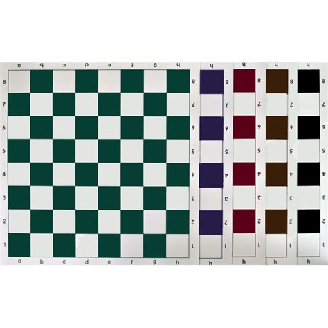 Factory Direct Sales 51cm Vinyl Chessboard Rolling Up Cheap Chess Board