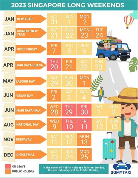 Public And School Holidays Singapore 2023 And 2024 20 Long Weekends