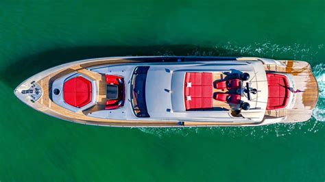 94 Pershing Sport Miami Yacht Rental