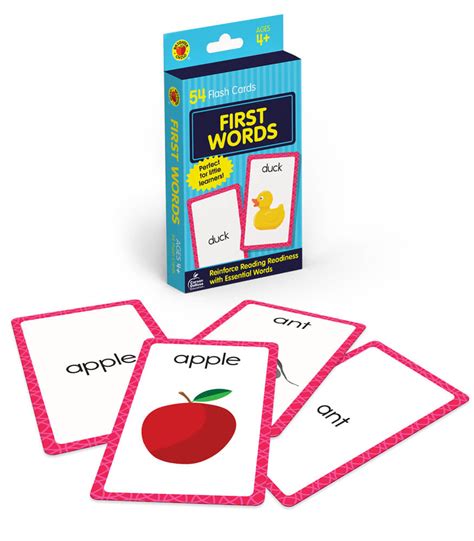 First Words Flash Cards Grade Pk 1