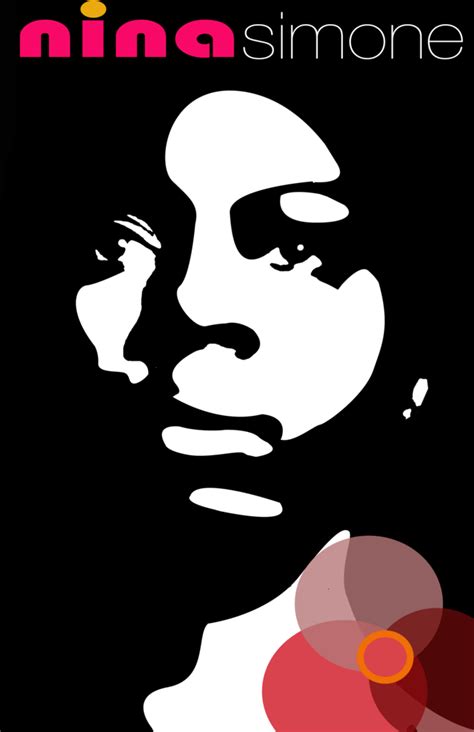 Nina Simone Illustrated Art Poster Art Posters Nina Simone Music