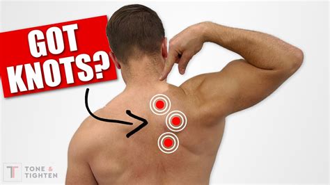 Home Exercises To Eliminate Muscle Knots In Your Upper Back Youtube