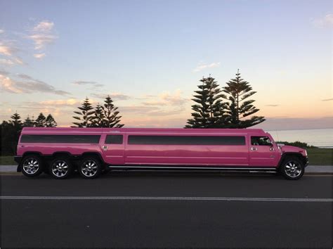 pink 24 seater stretch hummer impressive limousines