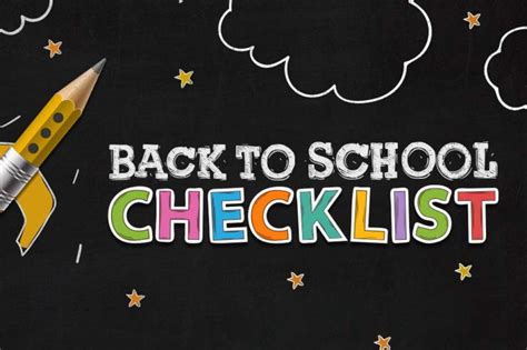 New School Year Checklist The Autism Community In Action