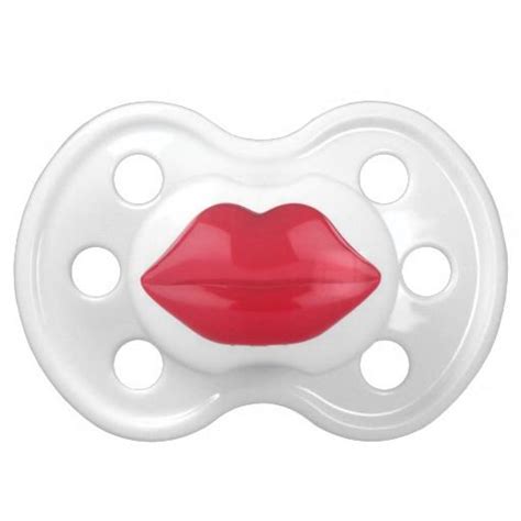 Red Lips Pacifier Zazzle Com Pacifier Unusual Christmas Gifts