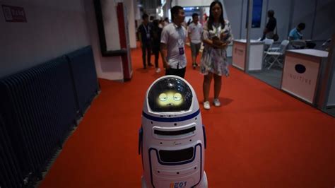 Chinas Robot Stars Country Shows Off Automated Doctors Teachers