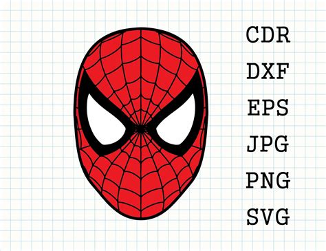 Spider man svg cut file instant download Spiderman printable | Etsy