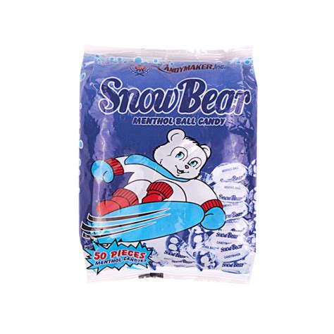Snowbear Menthol Ball Candy 50s Citimart