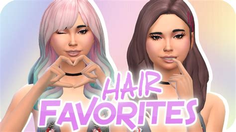 The Sims 4 Top 10 Maxis Match Hair Cc Showcase Links Youtube