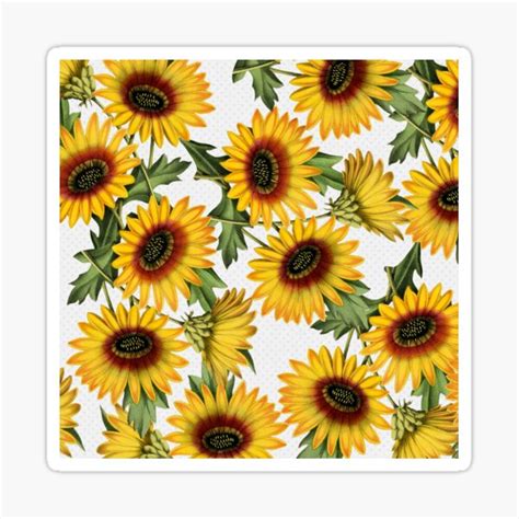 Sunflowers Sticker For Sale By Digitaleffects Redbubble