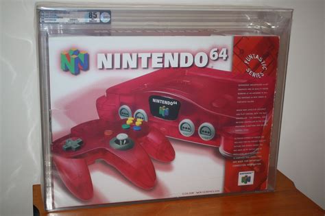 Nintendo 64 N64 Watermelon Red Funtastic Console New Unused Nm Vga