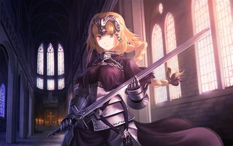320x570 Resolution Orange Haired Anime Character Holding Claymore