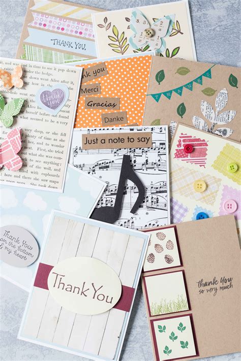 10 Simple Diy Thank You Cards Rose Clearfield