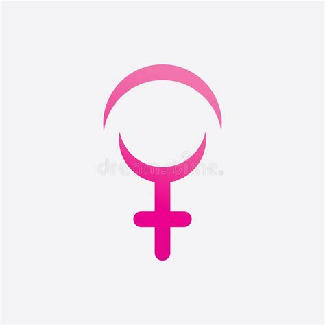 Gender Symbol Logo Of Sex And Equality Of Males And Females Vector Illustration Stock Vector