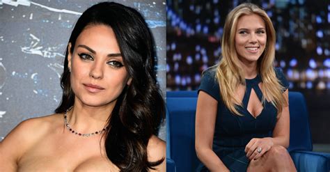 Mila Kunis And Scarlett Johansson Are Among The Stars People Most Want To Have Sex With Says