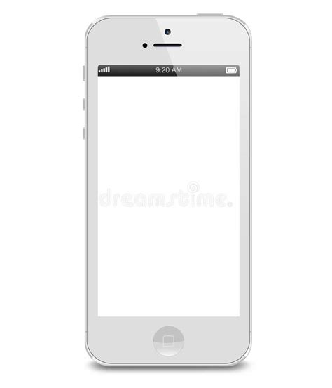 White Iphone 5s Editorial Image Illustration Of Mobility