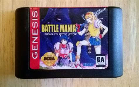 Battle Mania Ii Trouble Shooter 2 Game Sega Genesis