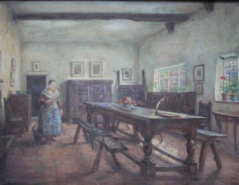 Evelyn M Watherston D1952 The Refectory The Bede House Castle