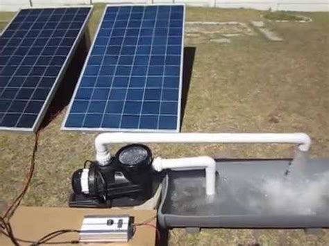 We only use the pool when the pool water temperature is > 25°c, but it only happens if there are intensive sunshine and high ambient temperatures for a few days in a row. Solar Powered Pool Spa Pond Pump System $1,329 (DIY) Do... | Doovi