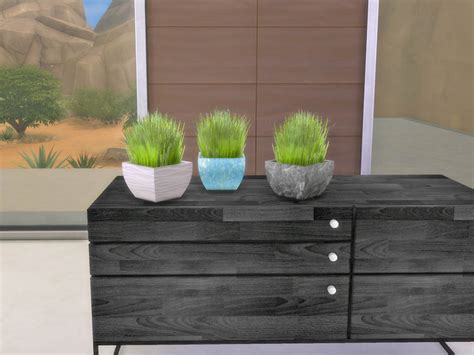 The Sims Resource Bedroom Cedar Table Plant 2