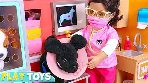 Our Generation Dolls Helps The Pets Get Better At The Vet Clinic Play Toys Doctor Stories