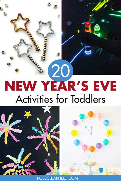 20 New Years Eve Activities For Toddlers New Years Eve Activities