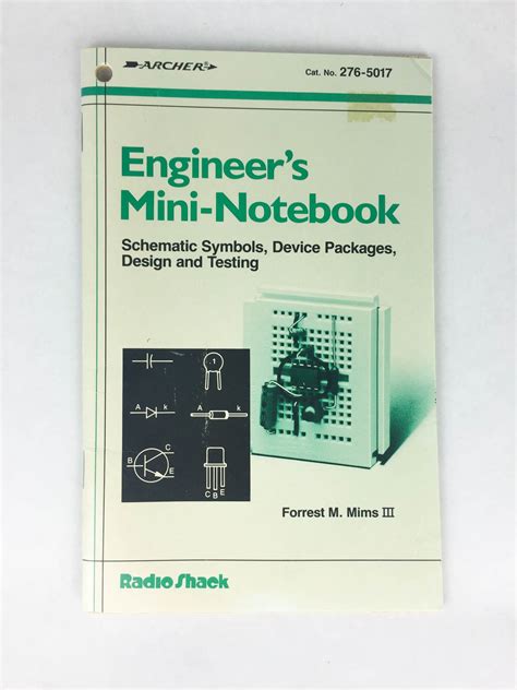 Vtg Radio Shack Archer Engineers Mini Notebook 1988 First Edition