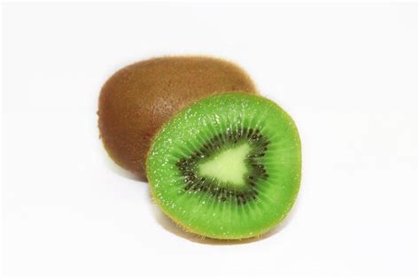 Premium Photo Ripe Whole Kiwi Fruit And Half Kiwi Fruit Isolated On