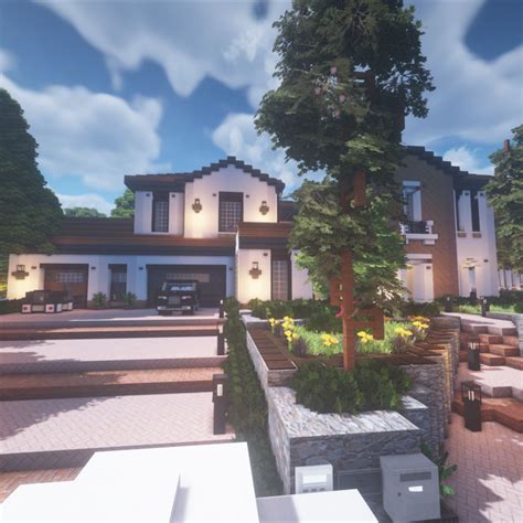 Spanish Architecture House In 2021 Spanish Style House Minecraft