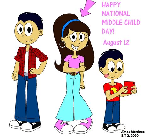 National Middle Child Day 2020 By Artisticamos On Deviantart