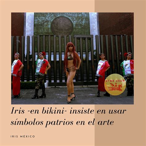 Iris Mx En Bikini De Lentejuelas Con Escolta Nacionalista Atma Unum