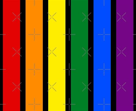 Rainbow Bars Vertical By Shawnizjack13 Redbubble