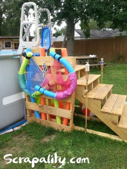 Pallet Pool Steps With Noodle Storage 1001 Pallets