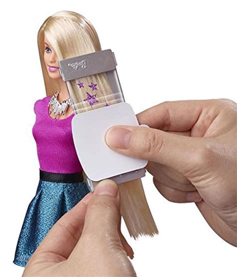 Barbie Imported Multicoloured Plastic Barbie Glitter Hair Doll Buy