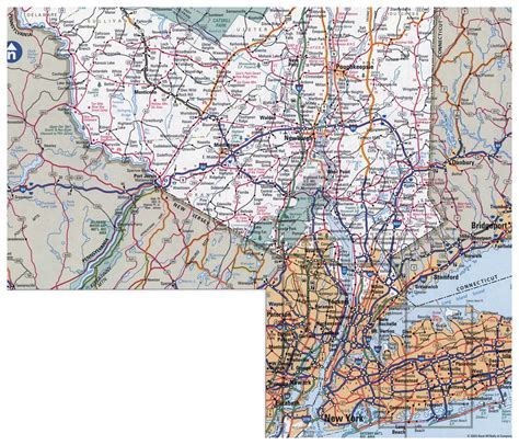 Of counties is also an emblem that is representative of new york state's origins, history, character and ideals. Large detailed roads and highways map of New York city and ...