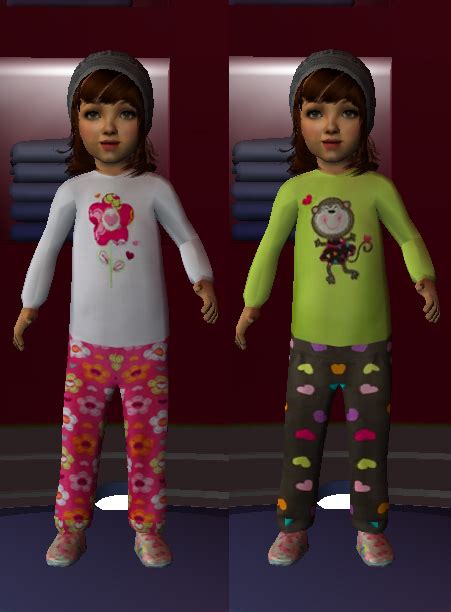 Birdgurls Sims 2 Creations Toddler Female Sleeve Collection 2