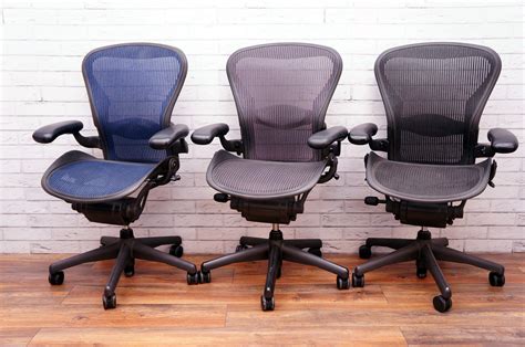 Herman Miller Aeron With Lumbar Support In Various Colours Office Resale