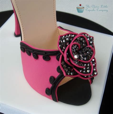 Hot Pink Shoe Cake Topper