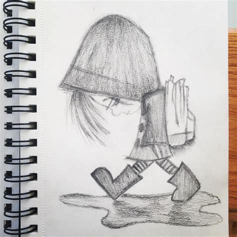 Sad Man Pencil Sketches ~ Drawing Tutorial Easy