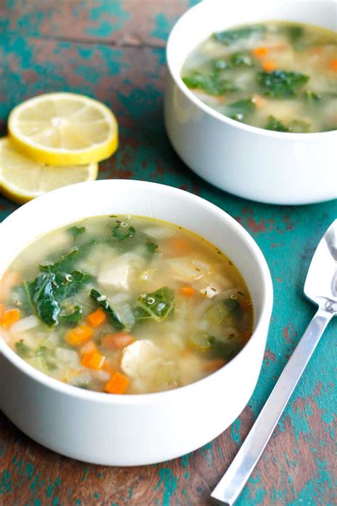 Cover and simmer until quinoa is tender, 15 to 20 minutes. Clean Eating Lemon Chicken Quinoa Soup