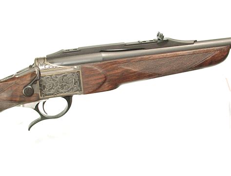 Monty Whitley Inc Deluxe Engraved Luxus Arms Model 11 Single Shot Rifle In 308 Win Caliber