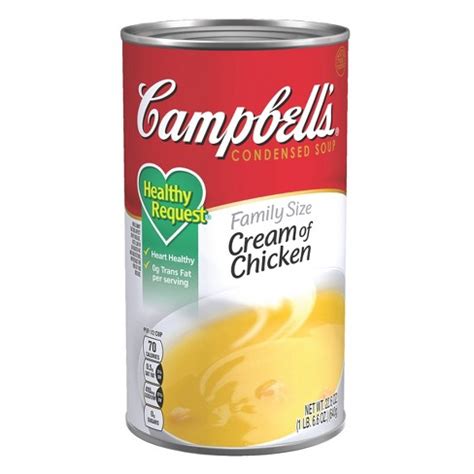 It makes a great base for a sauce, thickens up pies with hearty flavour and brings a warming sense of comfort that you can only get with campbell's. Campbell's® Condensed Family Size Healthy Request Cream of ...