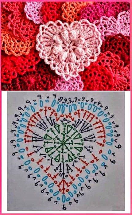 30 Patrones De Corazones Crochet
