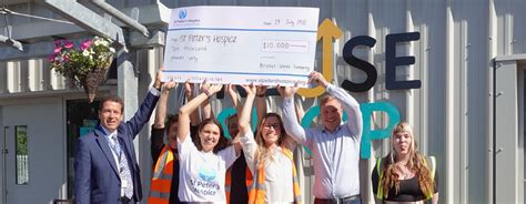 £10000 Raised For St Peters Hospice Bristol Waste Company