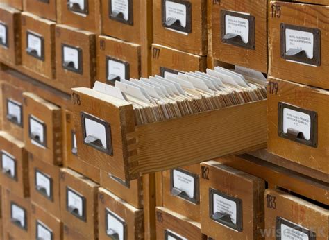 Library Card Catalogs And The Dewey Decimal System Back When It Took