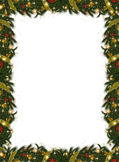 Christmas Garland Border Png Hd Png Pictures Vhvrs