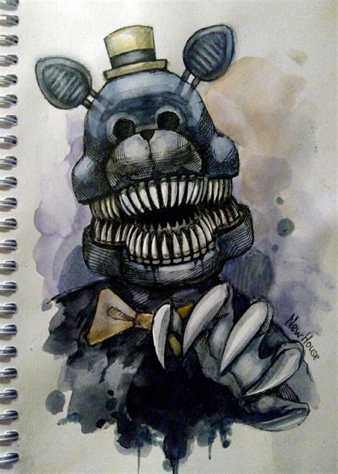 Fnaf 4 Nightmare By New House On Deviantart