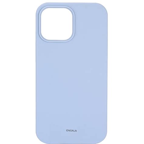Onsala iPhone Pro Max silikondeksel lyseblå Elkjøp